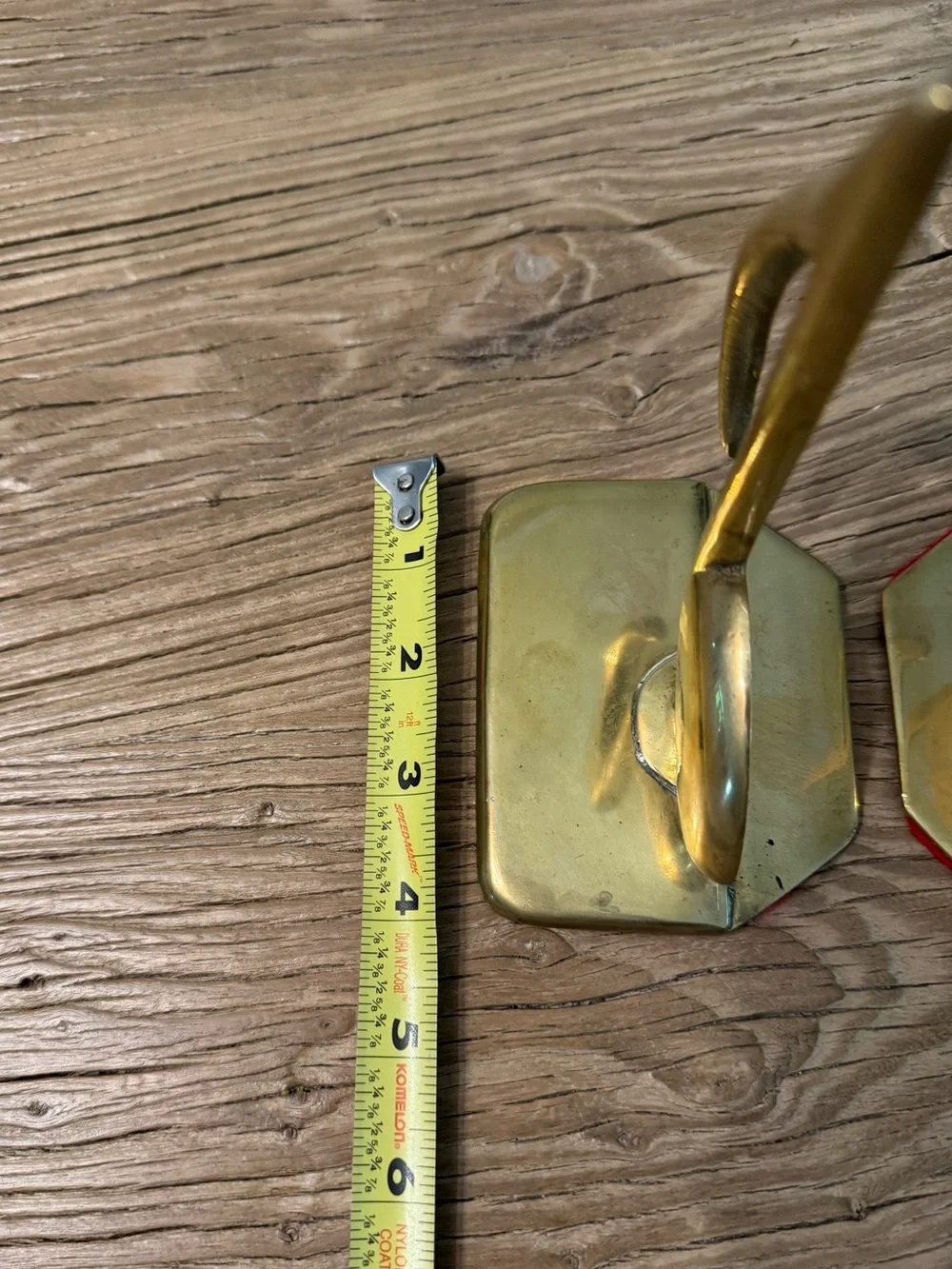 Vintage Brass Music Note Bookends Pair